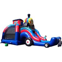 KYCB-05  Truck Inflatable Bouncer Slide