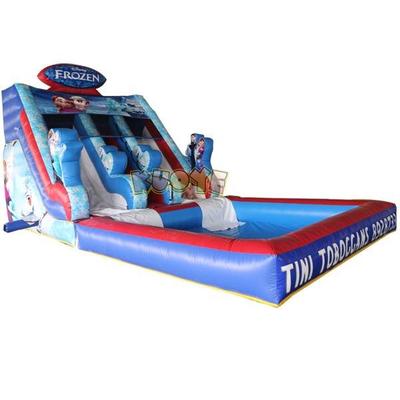KYSS-33 Commercial Inflatable Frozen Theme Water Slide